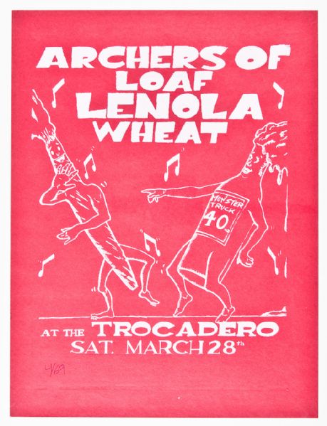 Archers Of Loaf /Lenola/Whaeat at The Trocadero Original Poster